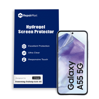 Samsung Galaxy A55 5G Compatible Premium Hydrogel Screen Protector With Full Coverage Ultra HD